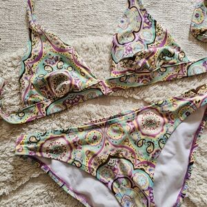 SOLD Victoria's Secret Bikini, Pastel Paisley, Size Medium